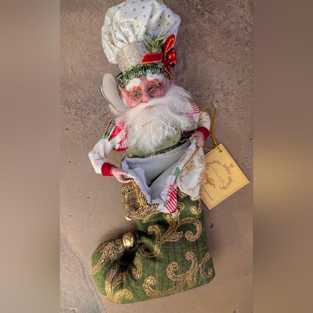 RARE Mark Roberts gingerbread cookie fairy stocking 51-53076